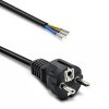 Qoltec Kabel zasilający SCHUKO CEE 7/7 (E/F) | miedź Cu | odizolowany lutowany | 3x0.75mm2 | 1.8m